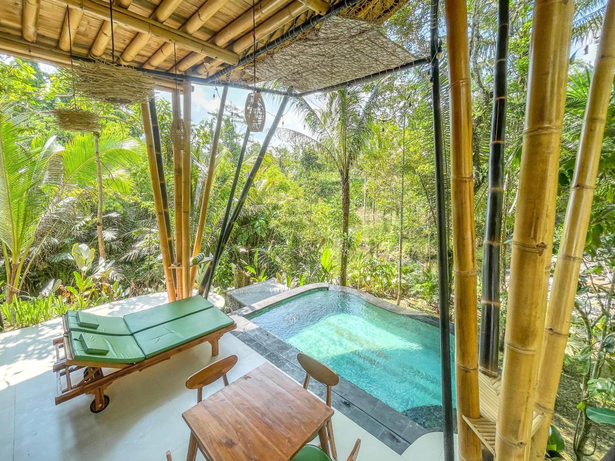 Eco Bamboo Island Bali - Bamboo House #3 Selat Exterior foto